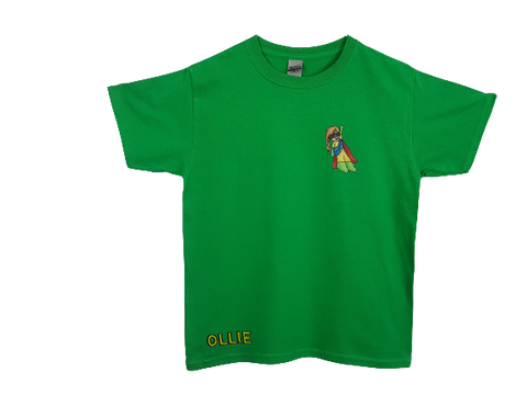 Happy Mollie kids T-shirt - Red or Green